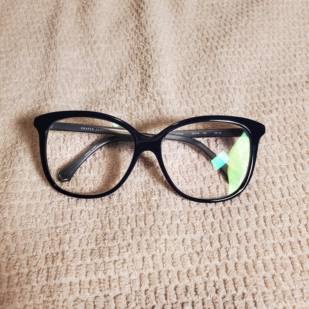 Draper James DJ7003 Indigo Floral Cat Eye Eyeglass Frames only 56-15-140 Womens